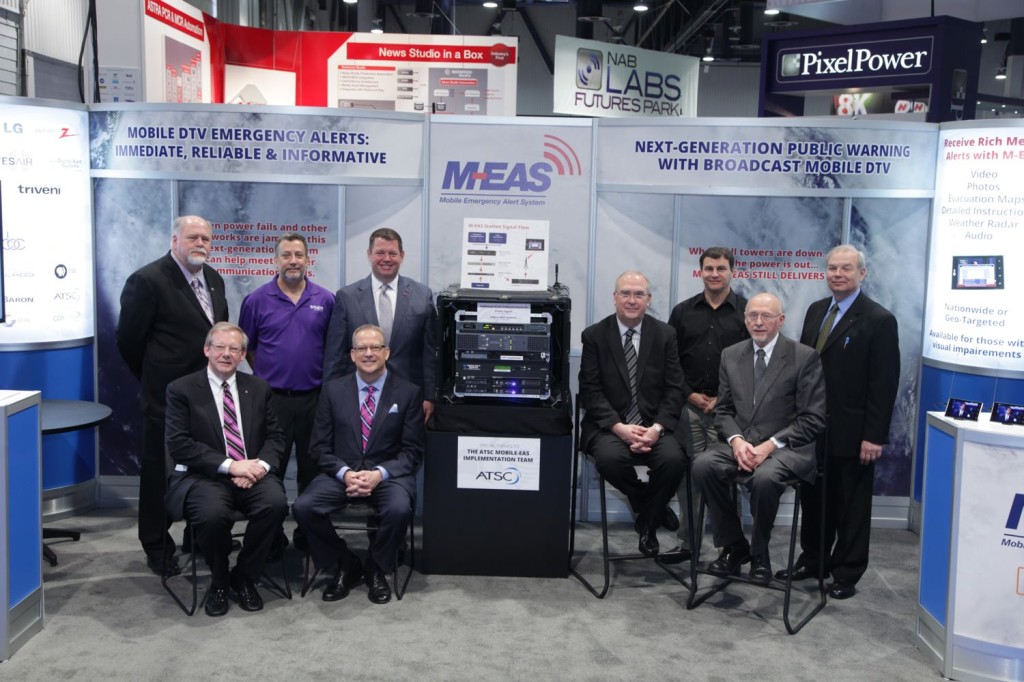 Mobile EAS development team at NAB 2014.